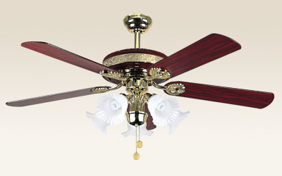 Indoor Ceiling Fan with Light Kit