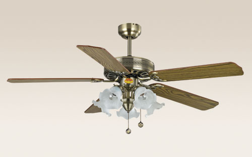 Indoor Ceiling Fan with Light Kit