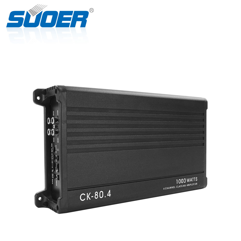 CK-804-E 4 Channels 1000W Class AB Car Amplifier - Image 2
