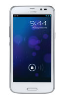 Compact White Casing Smartphone