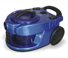 Compact Canister Vacuum Cleaner with Cyclonic Filtration
