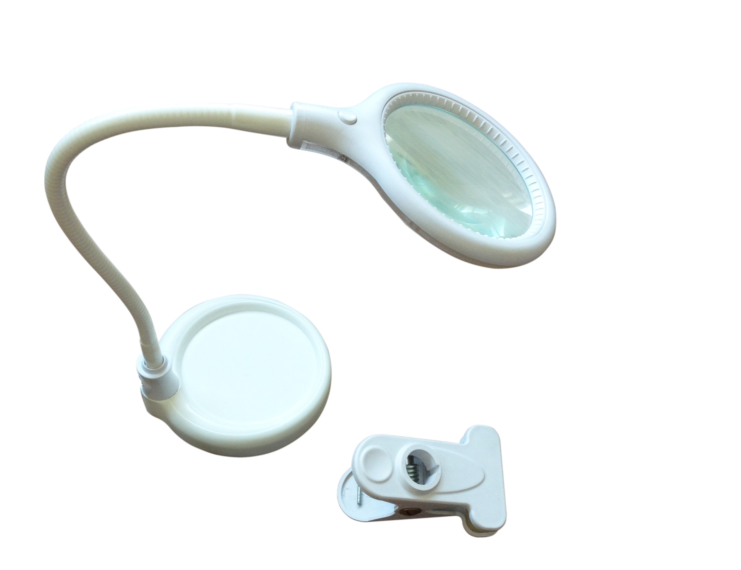 Adjustable Magnifying Lamp with Clamp