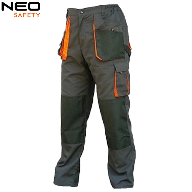 Canvas Work Pants with Reinforced Knees