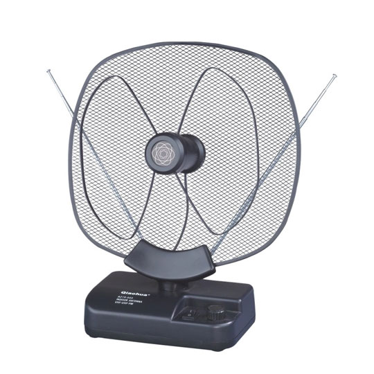 Indoor HDTV Antenna with Adjustable Dipoles