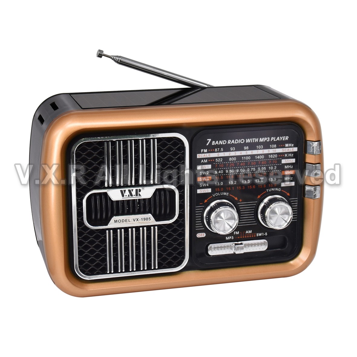 7-Band Radio with MP3 Player