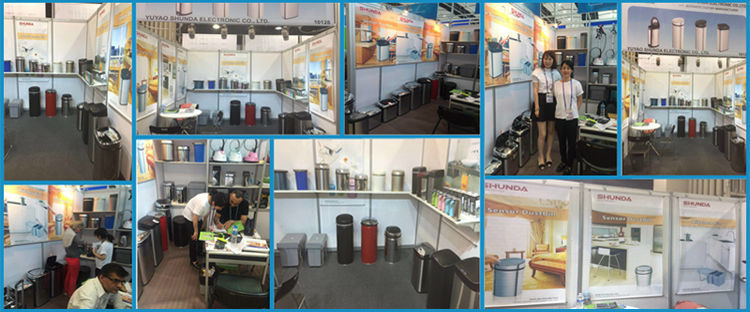 Various sizes and finishes of the sensor dustbin range