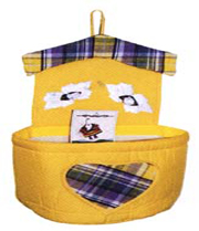 Fabric Cleaning Machine with Plaid Accent