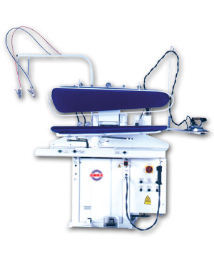 Industrial Pressing Machine with Integrated Iron
