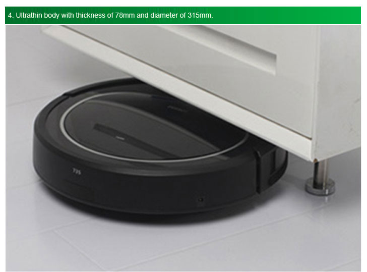 Ultrathin Robotic Vacuum Cleaner