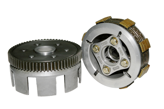 Motorcycle Clutch Assembly with Plates