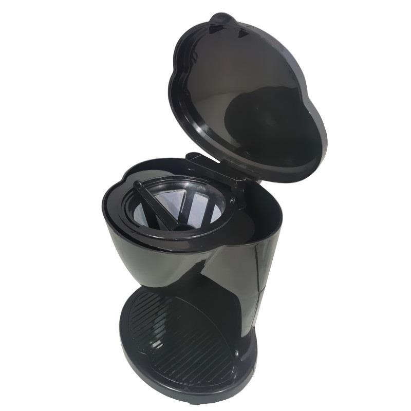 Mini 2-Cup Electric Drip Coffee Maker with Porcelain Cups