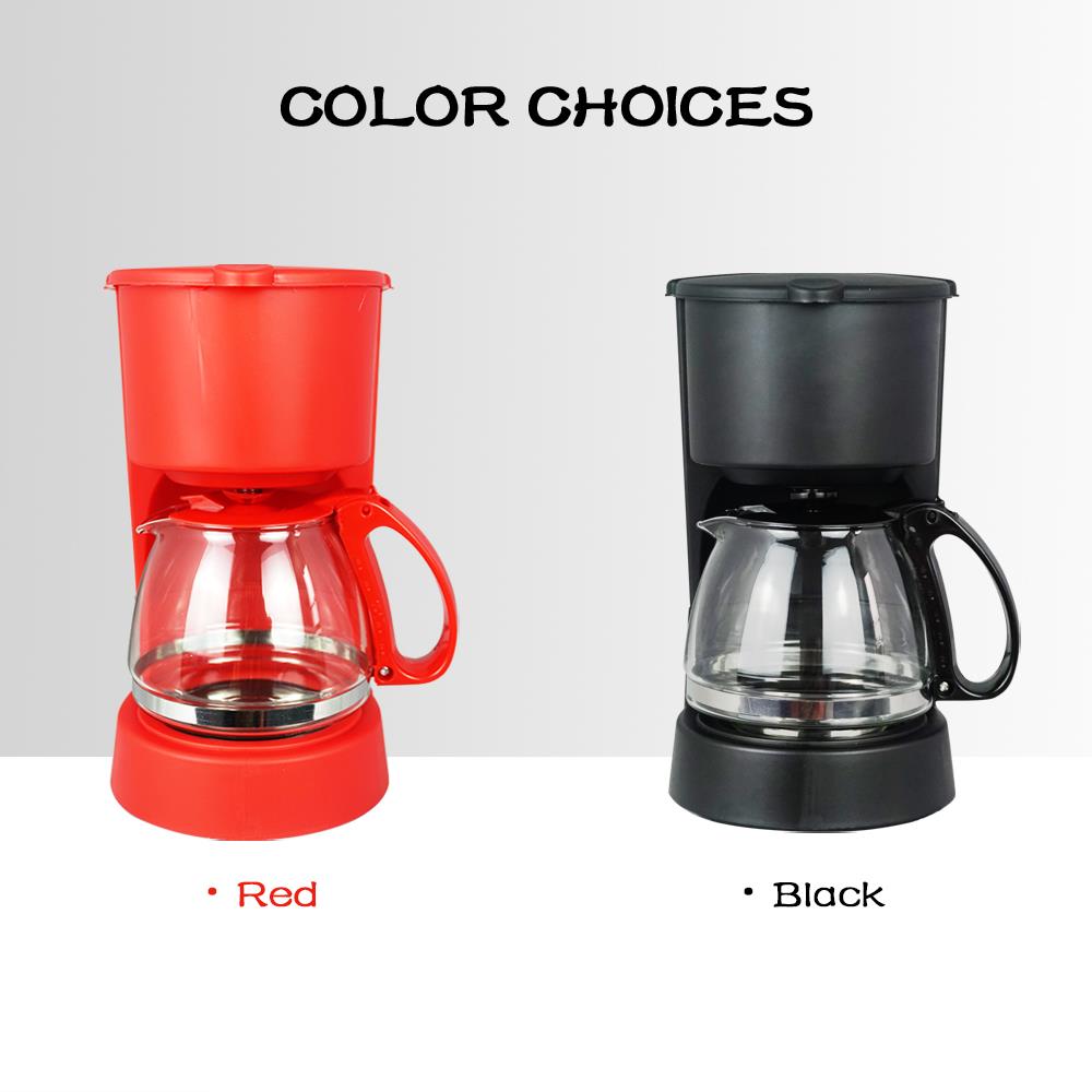 CM09 - Simple Design Plastic Glass Portable Drip Coffee Maker 650ml/ 4-6 Cups - Image 2