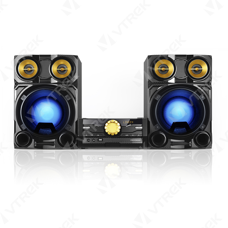 High Power Home Audio System with CD Player