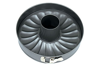 Fluted Carbon Steel Baking Pan with Removable Bottom