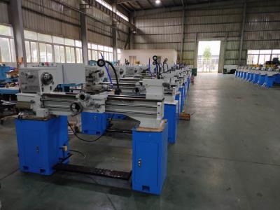 High-precision CNC lathe with integrated work area lighting