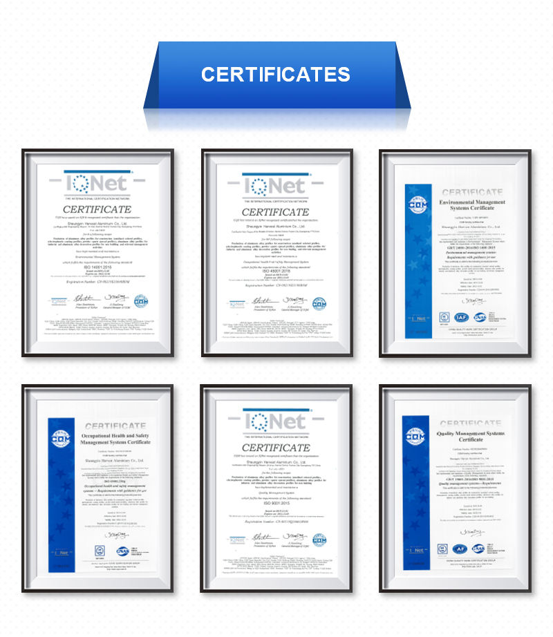 ISO and TUV quality management certificates