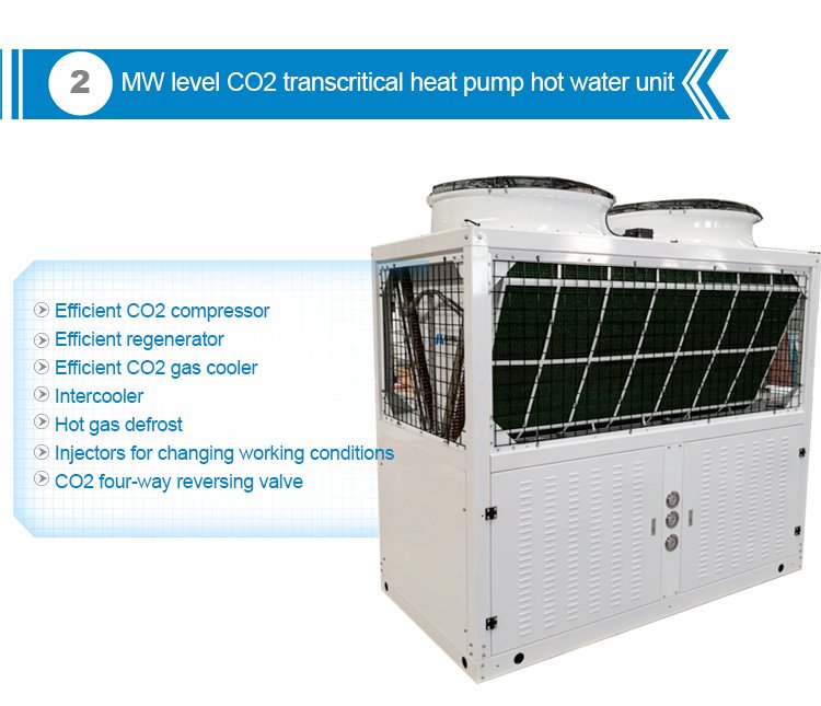 2 MW Level CO2 Transcritical Unit Components