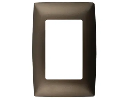 Coffee colored switch cover plate