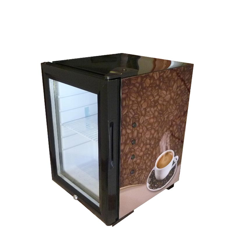 Coffee Merchandising Freezer with Glass Door