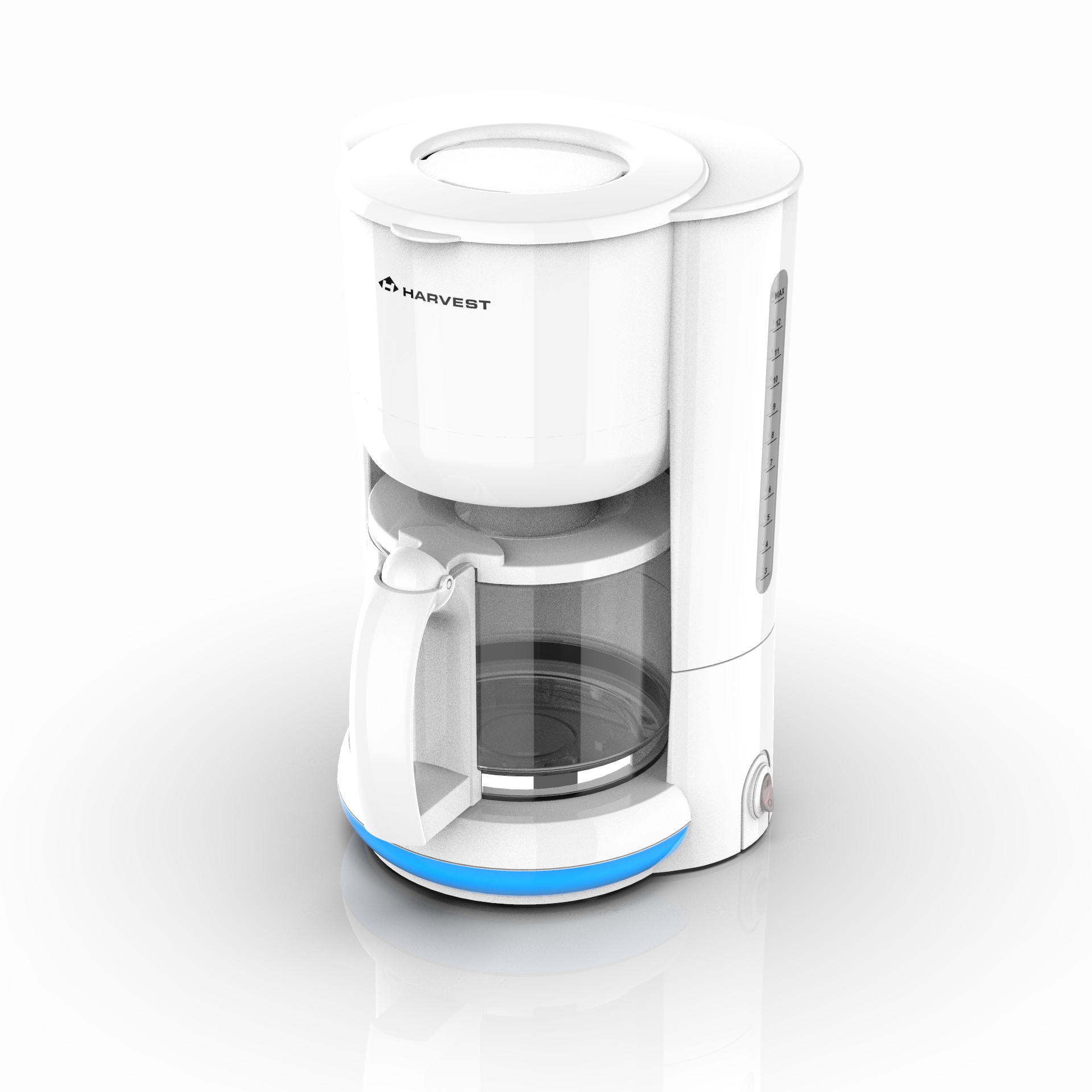 Drip Coffee Brewing Appliance with Glass Carafe
