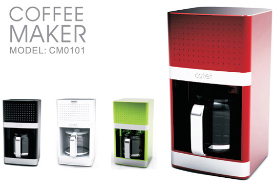 Electric Drip Coffee Maker with Glass Carafe