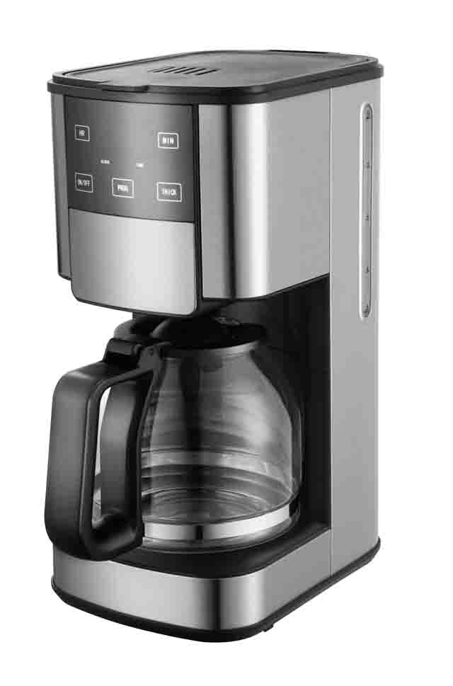 1.8L Electric Drip Coffee Maker with Timer