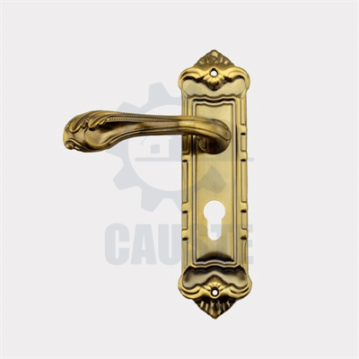 coffer color iron plate aluminum handle door locks - Image 3