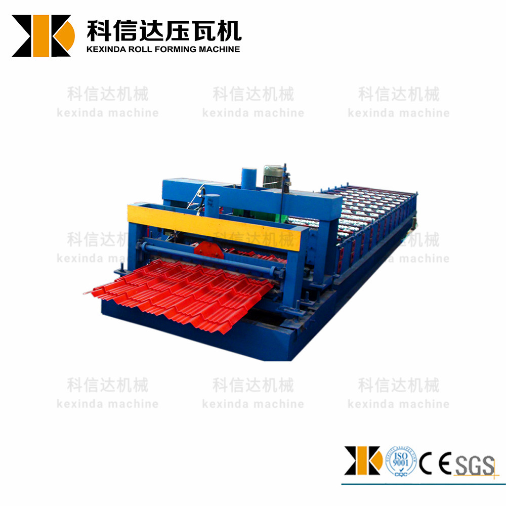 Color Glazed Roof Tiles Cold Roll Forming Machine - Image 3