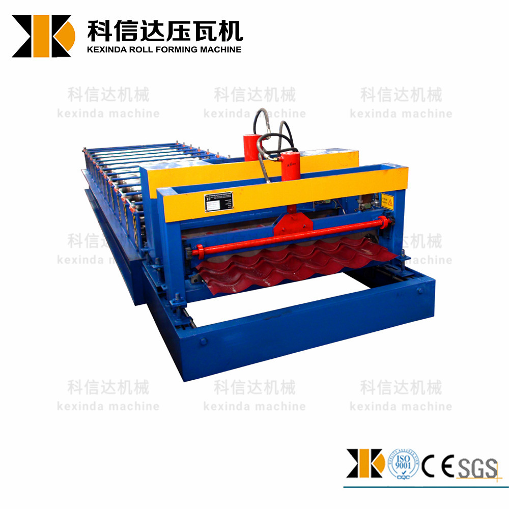 Color Glazed Roof Tile Forming Machine