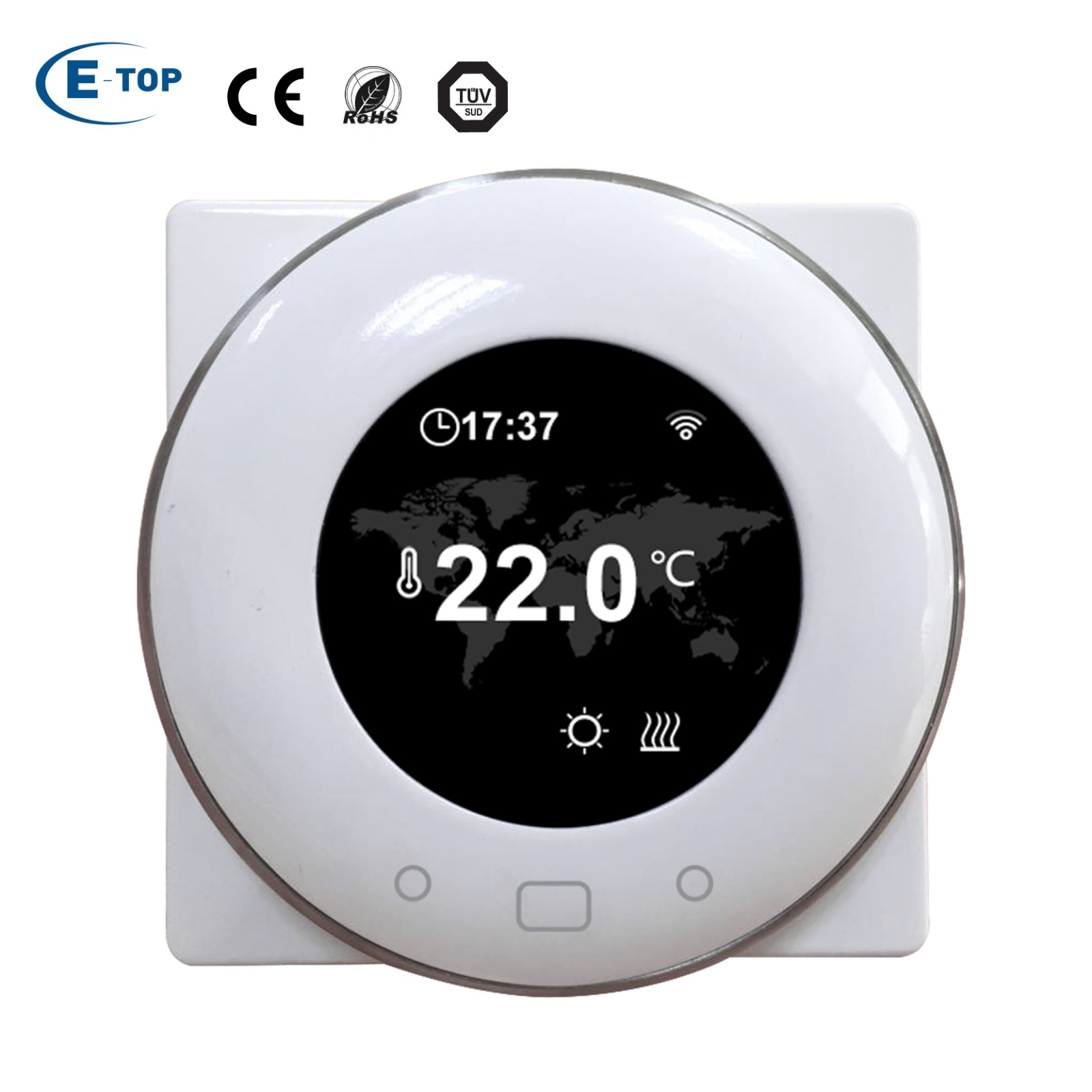Color screen WIFI Thermostat for Floor Heating System - Image 2