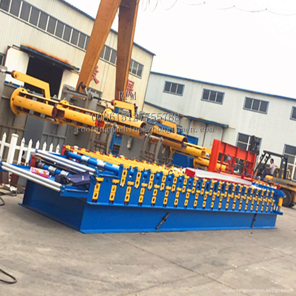 Colored steel double layer roofing machine - Image 2