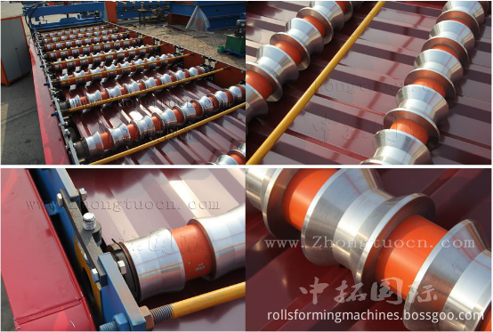 Main roll forming stations