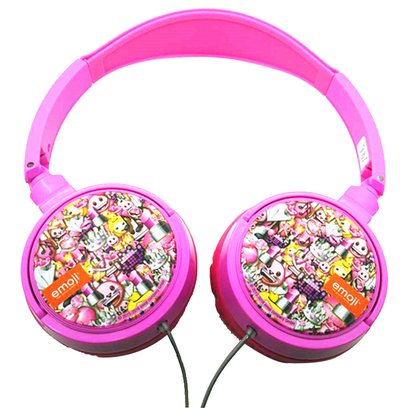 Colorful Cartoon Picture Kids Headset - Image 2