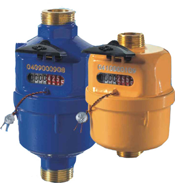 Mechanical Water Meter with Threaded Connections