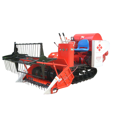 Compact Tracked Combine Harvester