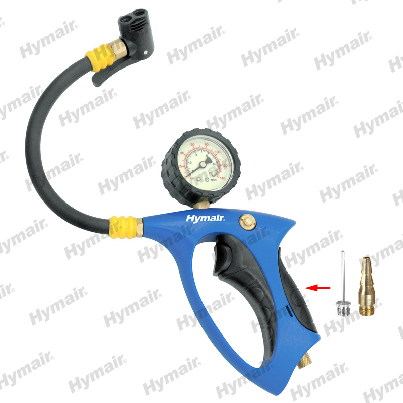 Comfort Grip Tire Inflator with Gauge