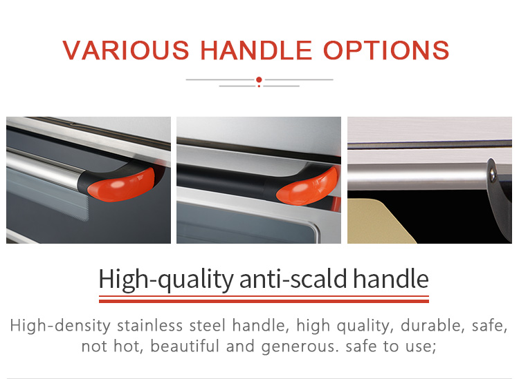 High-density stainless steel anti-scald handle details