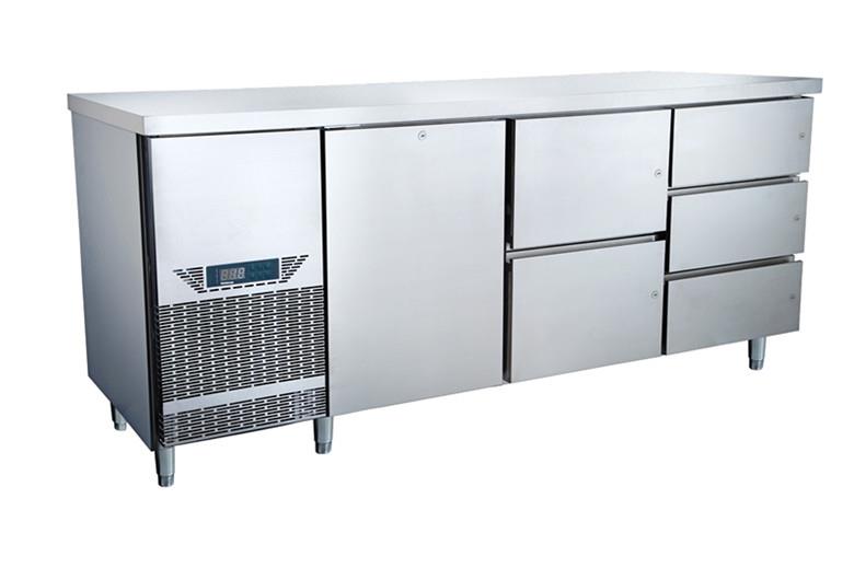 Commercial Undercounter Refrigerator with Stainless Steel Exterior