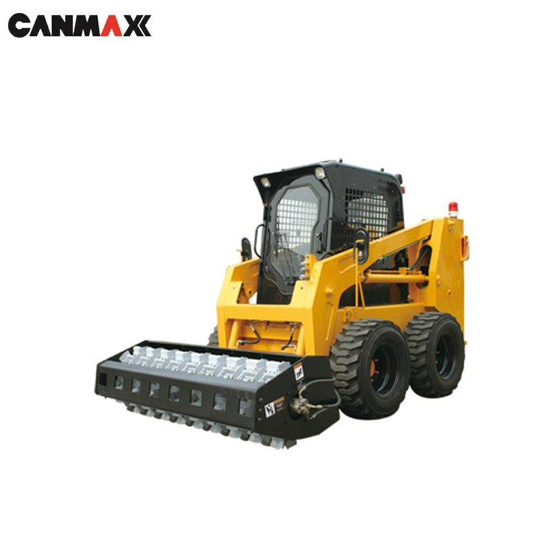 Compact Skid Steer Loader Css550 Canmax Roller Ice Breaking Machine for Sale - Image 3