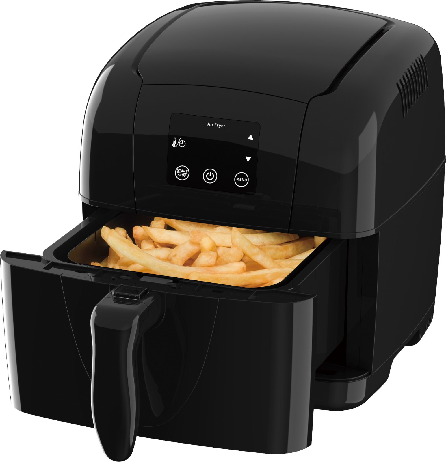 Compact Space saving electric hot air fryer oil-less healthy cooker with frypot & crack - Image 3