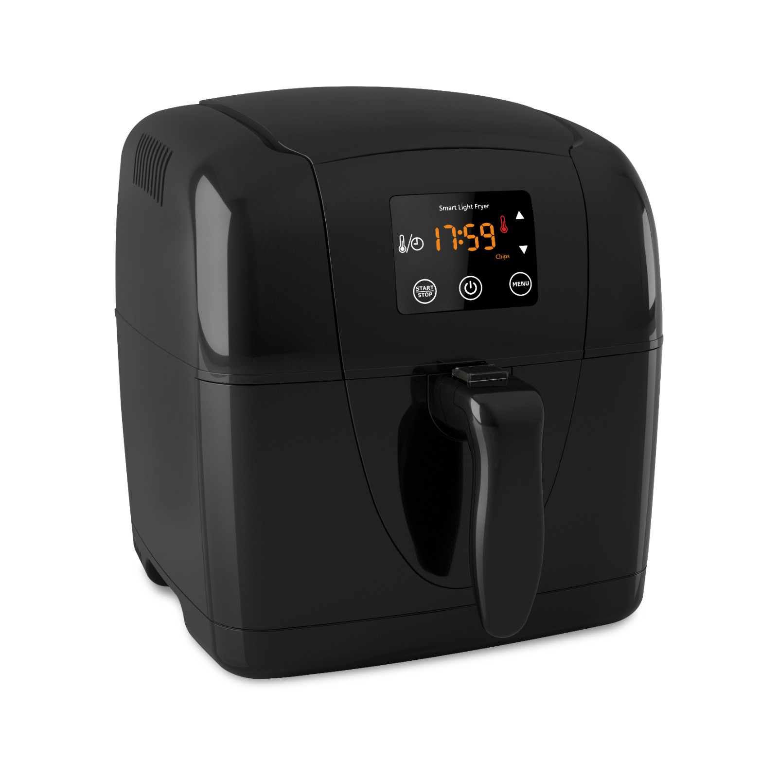 Compact Space saving electric hot air fryer oil-less healthy cooker with frypot & crack - Image 2