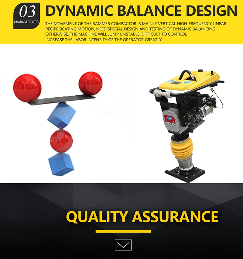 Dynamic balance design for machine stability