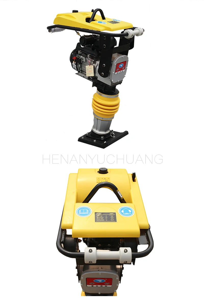 Compactor rammer used in foundation work