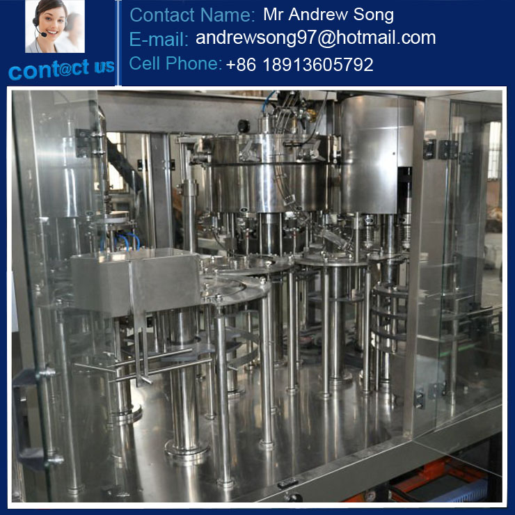Carbonated Beverage Bottling Line with Capping