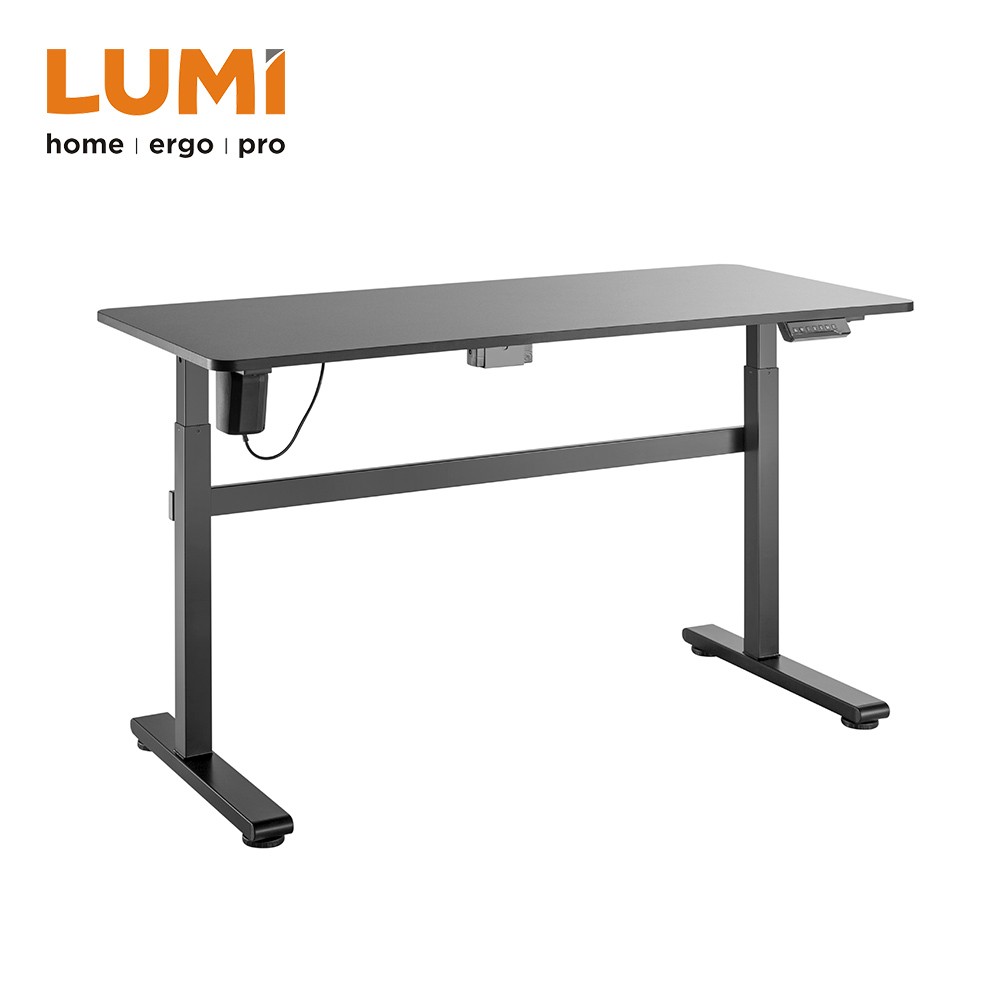 COMPLETE SINGLE MOTOR SIT-STAND DESK WITH DESKTOP(55.1"X23.6" ) - Image 2