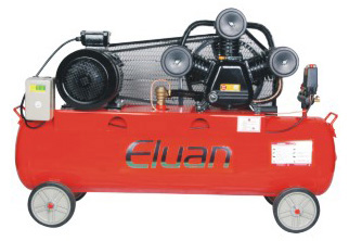 Industrial Air Compressor with Horizontal Tank