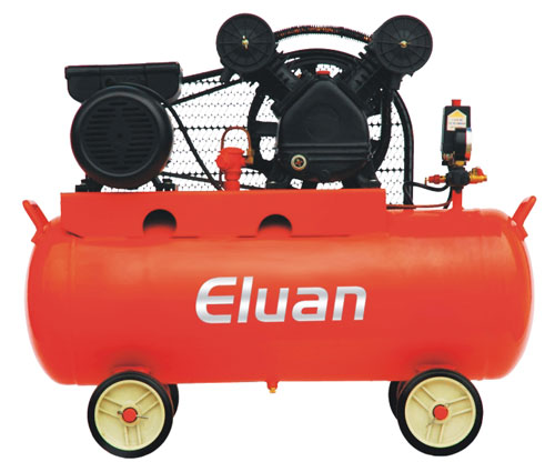 Reciprocating Air Compressor with Horizontal Tank