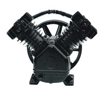 Reciprocating Air Compressor with V-Twin Cylinder