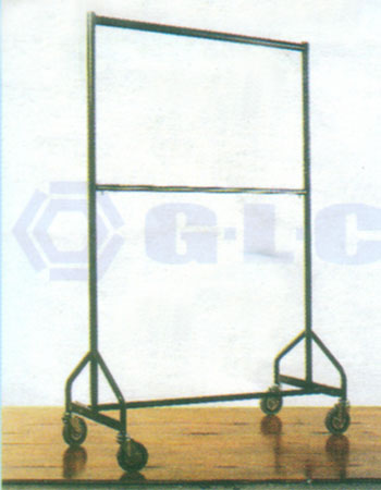 Adjustable Height Metal Garment Rack with Casters