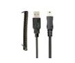 USB Type-A to Mini-USB Cable with Stylus